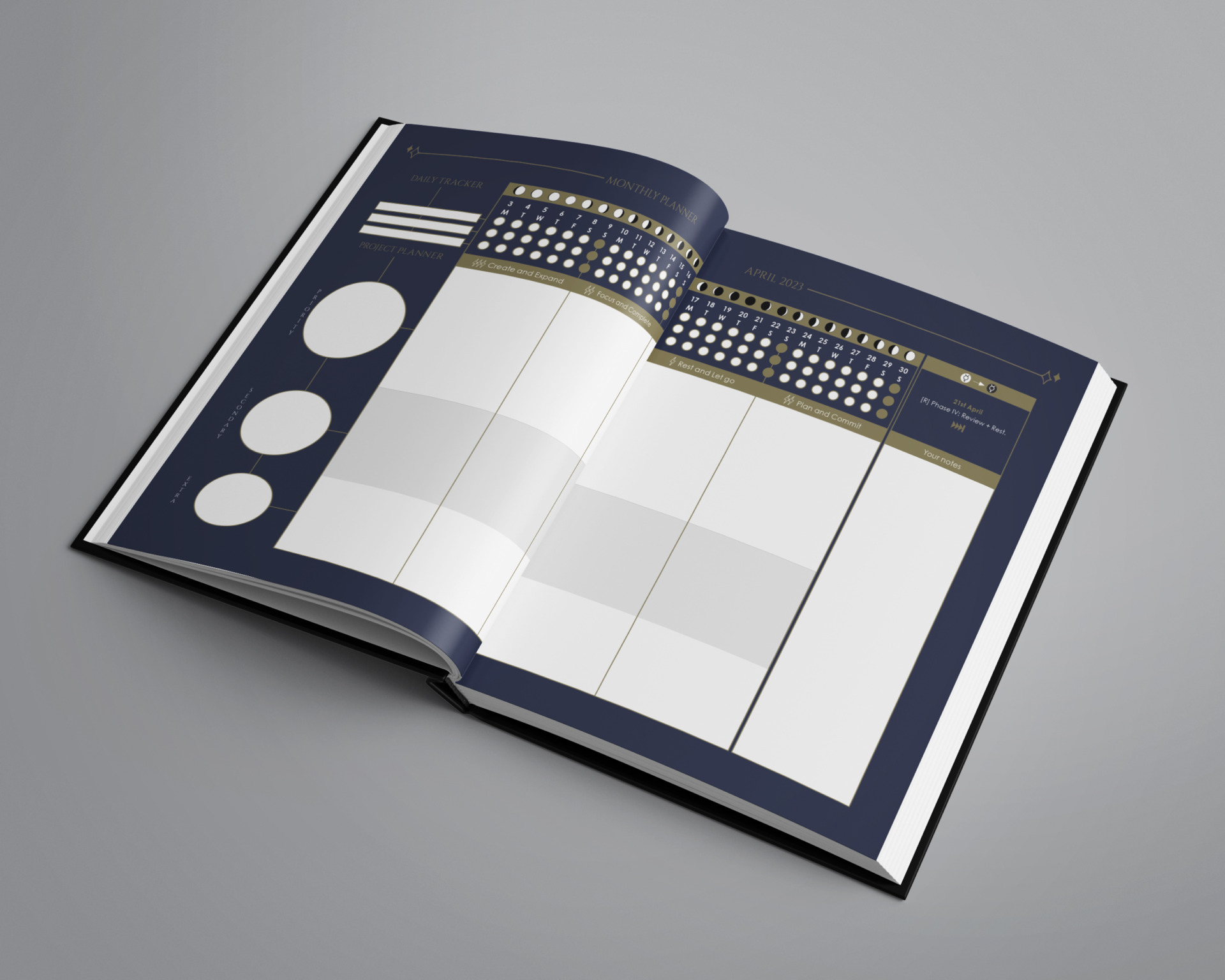 Cosmoplanner 2023 Moon Planner Monthly 