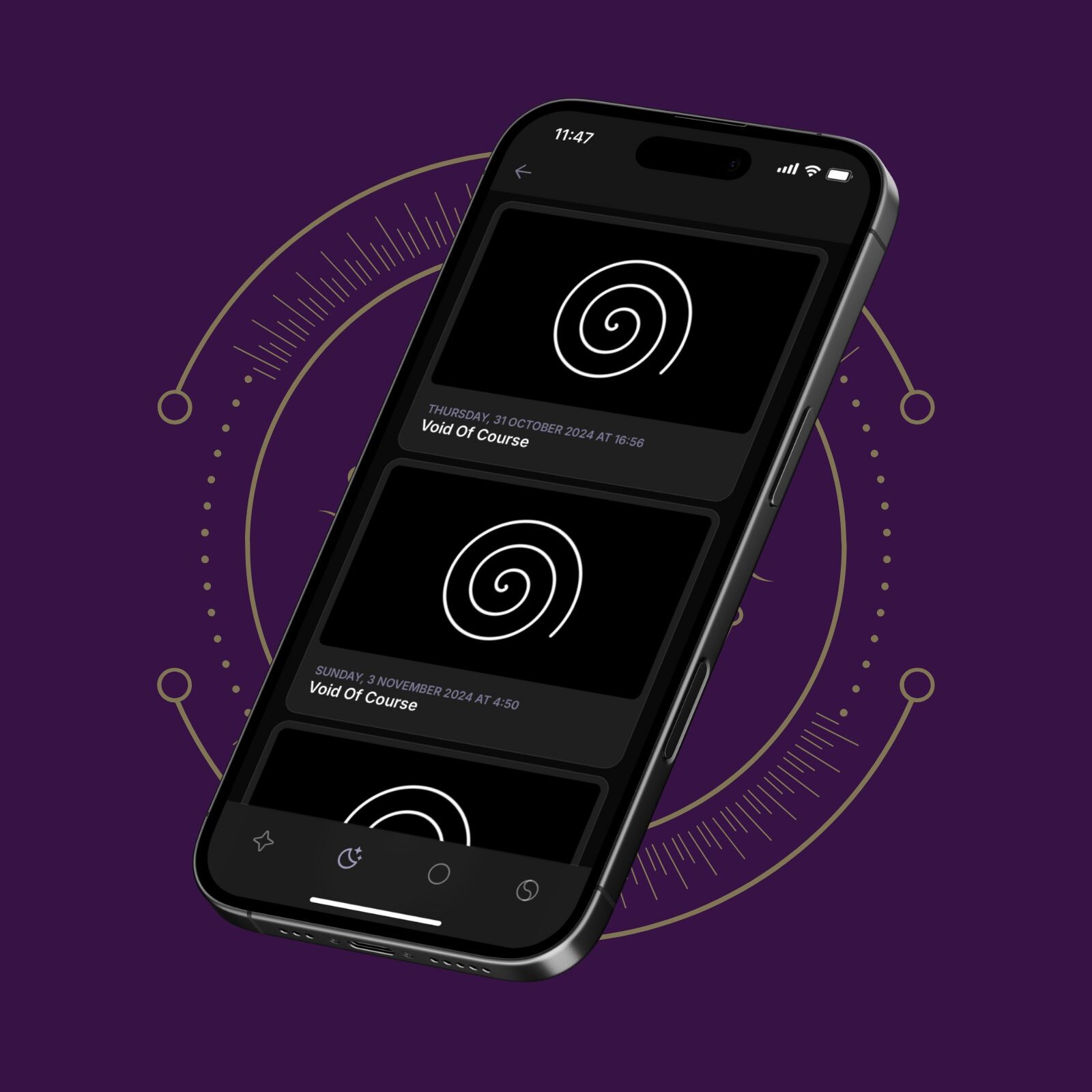 Moon Flow App Void Moon