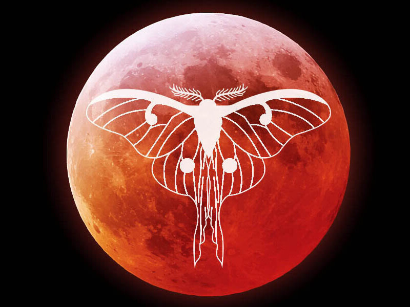 Cosmoplanner - Full Moon Sagittarius - Super flower Blood Moon